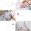 Pop-up Hanging Laundry Hamper Small Mesh Laundry Basket 2 Pack