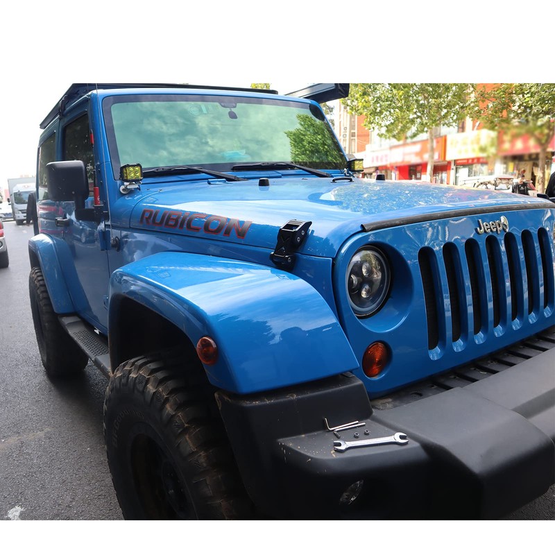 Brangstak Hood Latch is Adjustable and Compatible with Jeep Wrangler
