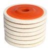 4.5" x 7/8" Inch Wool Felt Disc Polishing Buffing Wheel