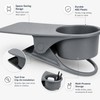 Desk Side Cup Holder Clip for Workspace Organization – ABS