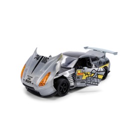 Jada Mechagodzilla w/ 2009 Nissan GT-R R35 Ben Sopra – 1:24 Anime Hollywood Rides – Die-Cast Car & Figure Toys – Opening Doors, Hood & Trunk – Collectible – Ages 8+ – Multi-Color