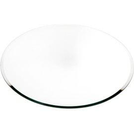 Plymor 16" Round, 5mm Thick Beveled Glass Mirror Circle