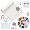 18 Mesh Needlepoint Canvas Kit - 80Pcs Beginner Needlepoint Kits
