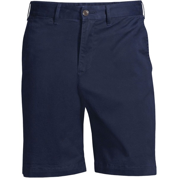 Lands' End Pantalones cortos chinos de ajuste tradicional para hombre