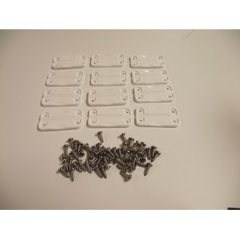 JSP Manufacturing New Igloo Cooler Replacement Plastic Hinges + Stainless Screws (12)