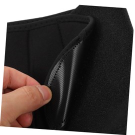 Baluue Fitness Waist Belt for Support Girdle with Soft Lumbar Pad Lightweight Sports Band for Back Support During Workouts Black