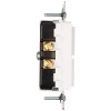 Leviton Decora Combination Switch 20A 120277V Single Pole White Thermoplastic