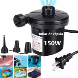 Espinope Inflador Eléctrico Ca Para Colchones Y Piscinas Inflables
