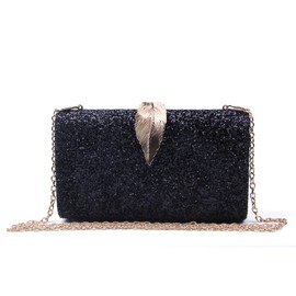 Syrads Evening Bag Women's Clutch Bag Handbag Shoulder Bag Party Wedding Banquet Handbag 951, black, clutch