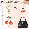 Kinretixia Kirsch Keyring Bag Pendant Women's Bag Pendant with Heart