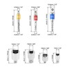 QWORK® 7pcs Impact Socket Adaptor Set, 1/4", 1/2", 3/8" Socket