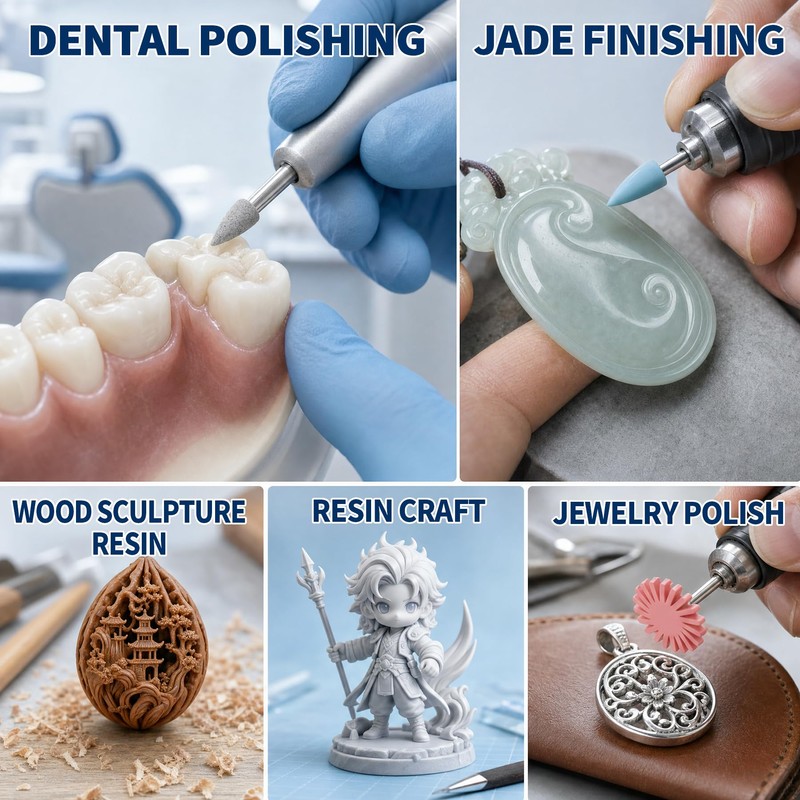 Dental Composite Polishing Kit Rubber Resin Polishing Wheel RA Disc