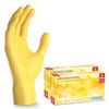 Arnomed Disposable Gloves, Yellow, S, 200 x Nitrile Gloves, Disposable