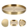 WINOMO Coaster Brass Coffee Table Decor Unique Kitchen Supplies Gold