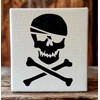 Pirate Skull & Crossbones Large Stencil for Painting, Reusable 19"