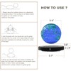 6" World Geographic Globes Floating Globe Lamp Anti Gravity 360