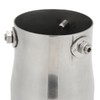 Exhaust Muffler 76mm/2.99in Mirror Polishing Stainless Steel Rear Muffler Exhaust