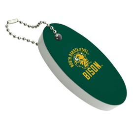 GRAPHICS & MORE North Dakota State Bison Floating Keychain Oval Foam Fishing Boat Buoy Key Float