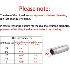 ARSPORT 3 Stage Exhaust tip 3/4 male for costomized exhaust with 3/4 female thread.