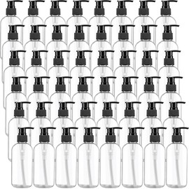 48 Pcs 8oz Empty Plastic Lotion Pump Bottle Dispenser