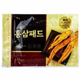 Taekwang Royal Red Ginseng Pad 94 x 130mm 18 sheets x 5 5ea