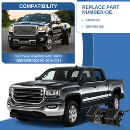 ACAUTO Rear View Backup Reverse Camera Fit for Chevy Silverado, Fit for GMC Sierra 1500 HD 2500 HD 3500 HD 2016-2018,Safety Parking Back Up Assist Camera OE Number 84062896