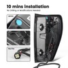 KNSPEC Halogen Tail Light Assembly Compatible with 2019-2025 Sierra 1500/2500