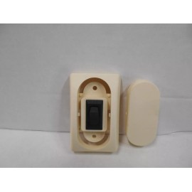 SIGMA *12 VOLT ON & OFF ROCKER SWITCH 2 PRONG BISQUE WITH COVER RV FREE SHIP