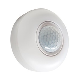 LED ATOMANT Surface Infrared Motion Sensor with Dimmable Light Sensor, Range 6 m, Detection Angle 360º, PIR Sensor, for LEDs