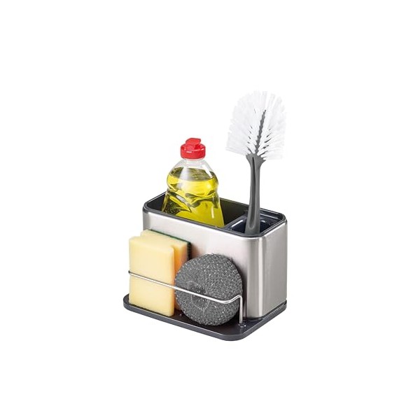 Joseph Joseph Surface Sink Caddy Stainless Steel Sponge Holder Organizer