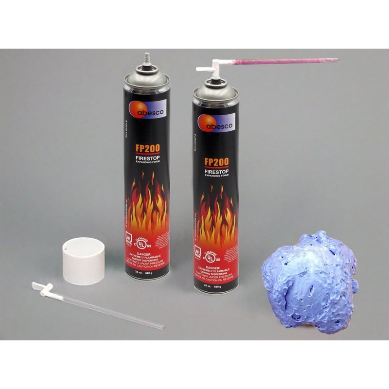 Abesco FP200 Fire Rated Expanding Foam Firestop Flame Resitant -