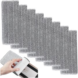 Almohadillas de Microfibra para fregona, 8 Uds., 13x5, Lavables, Reutilizables, Planas de Repuesto, paño para la mayoría Las fregonas pulverizadoras y fregonas reveladoras