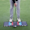 Swing Plate Unisex Left Hand Golf Towel, Black