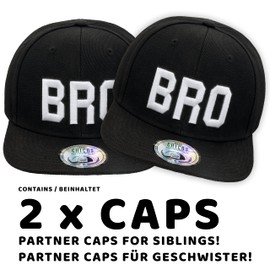 JOHNNY CHICOS Sorry I'm Fresh Cute Children's Cap Snapback 49-56 cm Head Circumference, Black:Bro+Bro