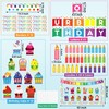 Aneco Happy Birthday Bulletin Board Decorations Cupcake Cutouts Border Trim