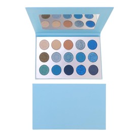 Beaupretty 15 Sombra De Ojos Azul Sombra De Ojos Brillante Paleta De Sombra De Ojos Desnuda Paletas De Sombra De Ojos Para Mujeres Maquillaje Sombra De Ojos Sombra De Ojos Mate Sombra De