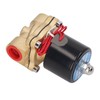 Solenoid Valve Brass Electric 2 Way 1/2in Normally Closed for