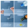 Yoption 500 Pieces Clear Label Protectors, Transparent Label Protectors Waterproof