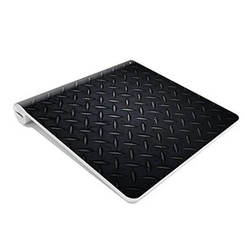 MightySkins Skin Compatible with Apple Magic Trackpad (Original) wrap Cover Sticker Skins Black Diamond Plate