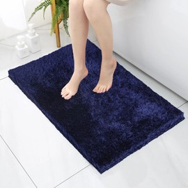 Baahrnom Luxury Bathroom Rugs 17" x 24" Extra Soft and Absorbent Microfiber Bath Rugs 2025 New Rubber Backing is More Non-Slip Machine Washable Thick Bath Mat for Bathroom Floor Tub and Shower