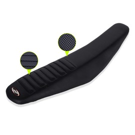 PROOTOM Motorcycle Seat Cover Universial Dirt Bike Gripper Soft Seat Cover Cushion with Particle Surface for CRF YZF RM KXF KLX TTR SX EXC (Black)