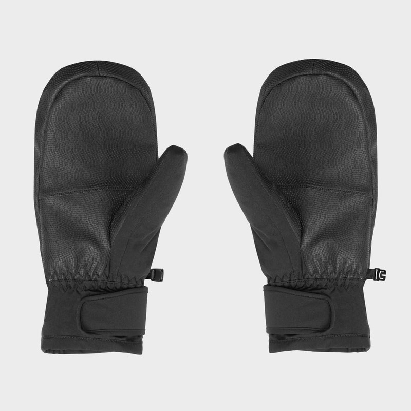 SIROKO Voss Mens Womens Thermal Control Ski Snow Mittens Black