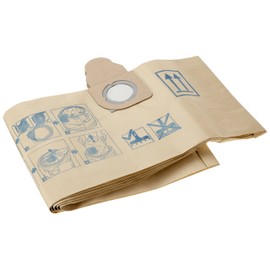 Nilfisk Filtersack AERO 600-840 (5 Stück, Filtersäcke für Industriestaubsauger, Staubsaugerbeutel) 60910