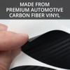 BocaDecals Solid Carbon Fiber Overlay Emblem Insert Decals Fits Ford