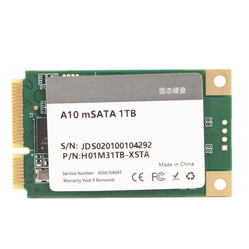 Internal Gaming SSD MSATA 6Gbps 3D TLC NAND ECC 500MB/s