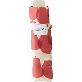 Miyajima 14550 Folding Umbrella, 21.7 inches (55 cm), Windproof Ribs, Fruit Mix, Red