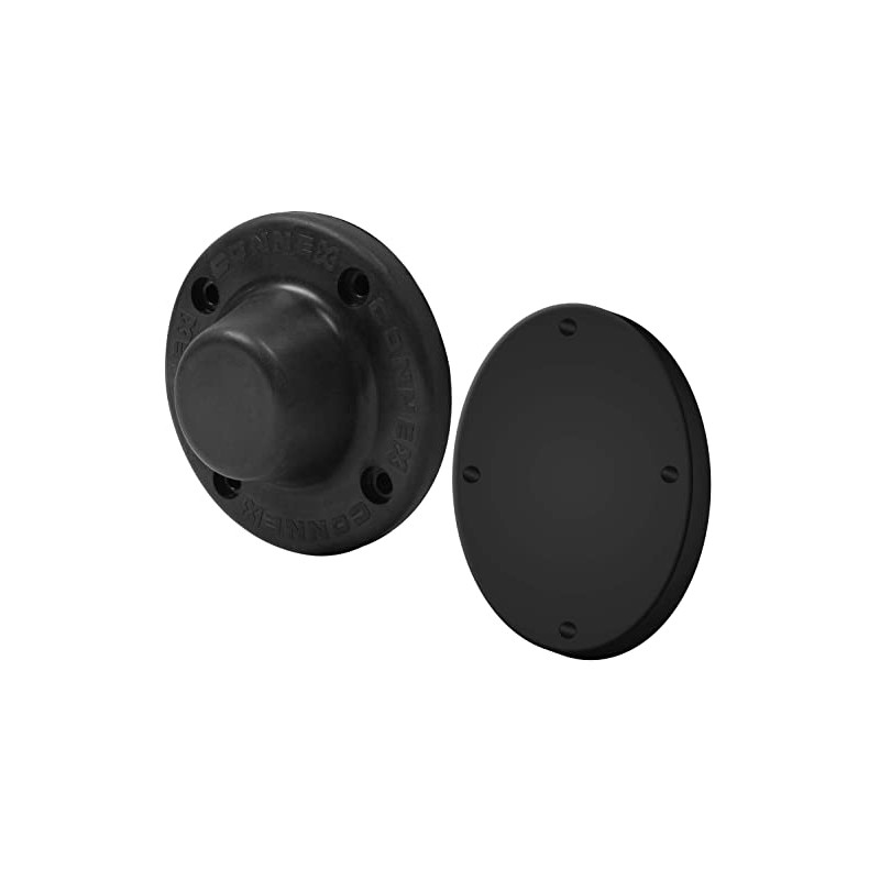 MAG-MATE D3X1BLP Magnetic Door Holder with Plate 3-1/2" Dia. 27