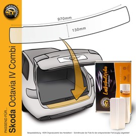 Lackschutzshop - Fit Paint Protection Film Suitable for Skoda Octavia IV Estate (Type NX from 2020, All Estate Models including RS), Bumper Protection - Car Film Accessories Transparent 150µm