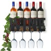 SODUKU Wall Mounted Metal Wine Rack - Wine Rack Wall
