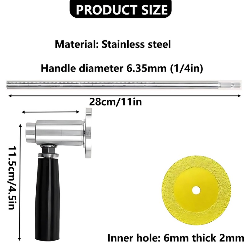 Inside Pipe Cutter for PVC Pipe Cutter, with Diamond Grit